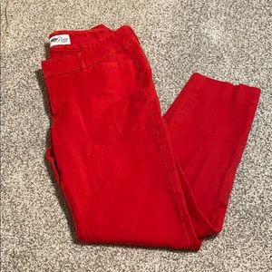 Old Navy red dress pants
